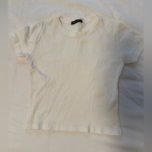 Brandy Melville White Short Sleeve Tee